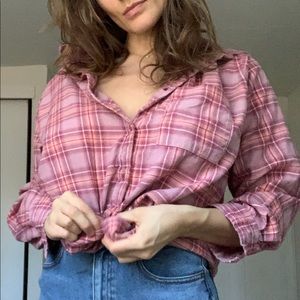 Cotton On Plaid oversized shirt